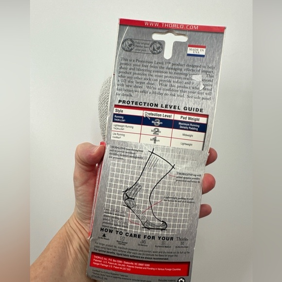 Thorlo Running Foot Protection Socks Unisex Size Medium M 5.5-8.5 W 6.5-10 - Picture 3 of 4
